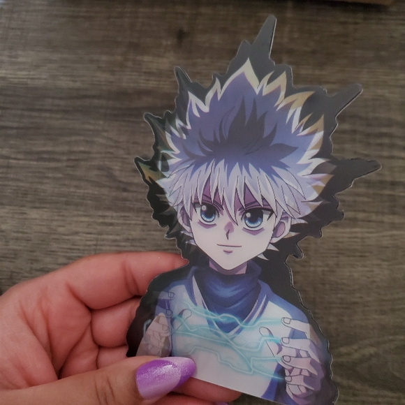 🍒🍒 Hunter X Hunter Anime: Killua Zoldyck Motion Sticker - Picture 5 of 7